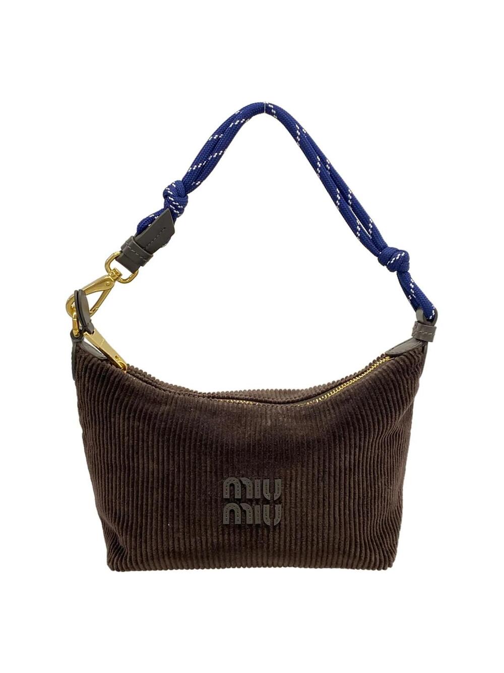 Miumiu Spirit Dark Brown Corduroy #371770M16B